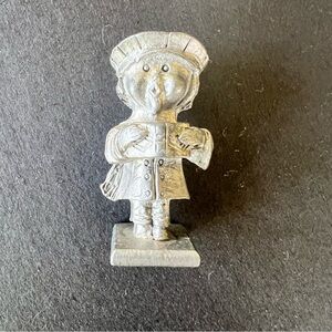 Vintage Royals Pewter Miniature Girl Caroler